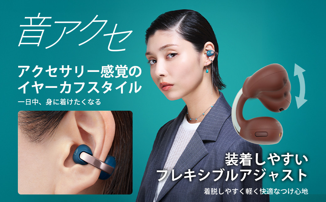 Victor 完全ワイヤレスイヤホン HA-NP1T-H（アイスグレー）