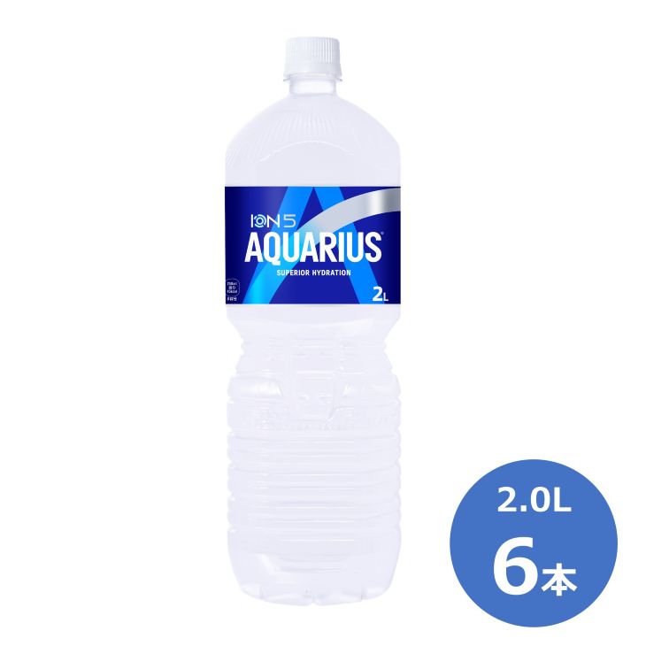 【ふるさと納税】アクエリアス 2L ペットボトル × 6本セット 熱中症対策 水分補給 スポーツドリンク ミネラル アミノ酸 クエン酸 保存 買い置き みちのく コカ・コーラ ボトリング 岩手県 花巻市