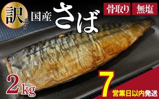 訳あり 鯖 サバ 約 2kg 国産 訳アリ わけあり 切り身 冷凍 大容量 切身 家庭用 おかず おつまみ 惣菜 弁当 不揃い 規格外 小分け 送料無料 下関 山口