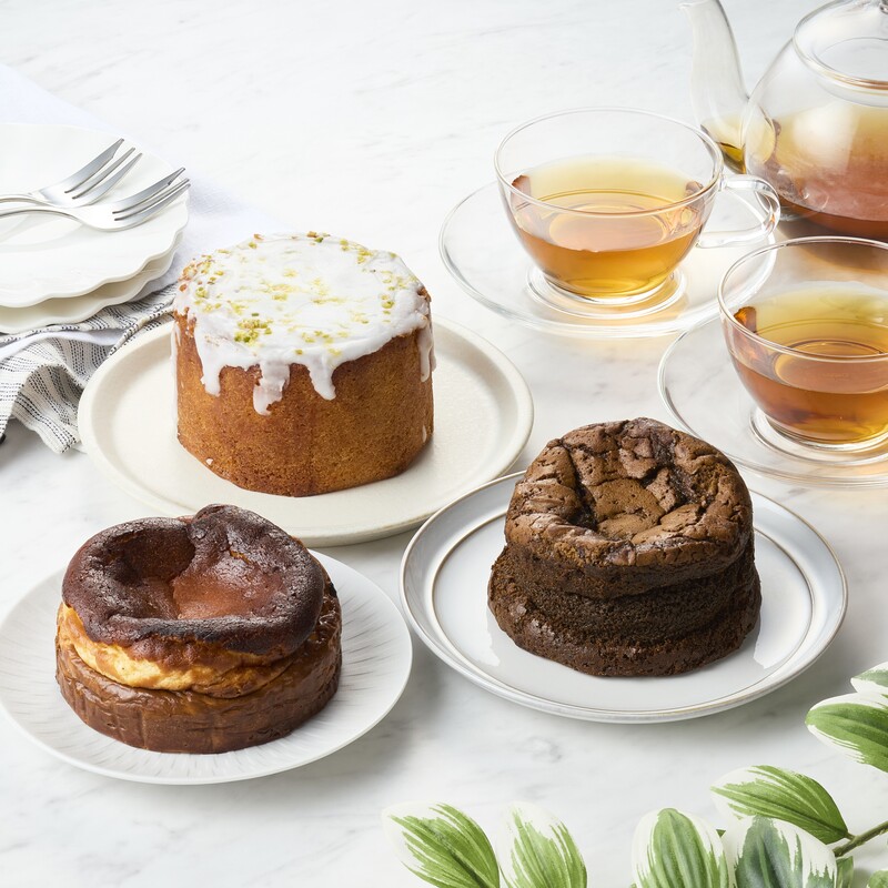 名古屋コーチンの卵を使用したバスクチーズケーキ＆レモンパウンドケーキ＆ほうじ茶ショコラセット 名古屋コーチン 卵 バスクチーズケーキ 280g レモンパウンドケーキ 260g ほうじ茶ショコラ 240g 各 10cm 焼き菓子 ケーキ チーズケーキ パウンドケーキ ショコラ 米粉 グルテンフリー 冷凍 スイーツ  デザート 愛知県 小牧市 送料無料