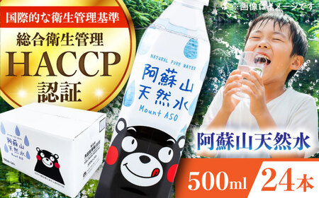 阿蘇山天然 水 500ml 24本×1ケース  BHDG001 水500ml