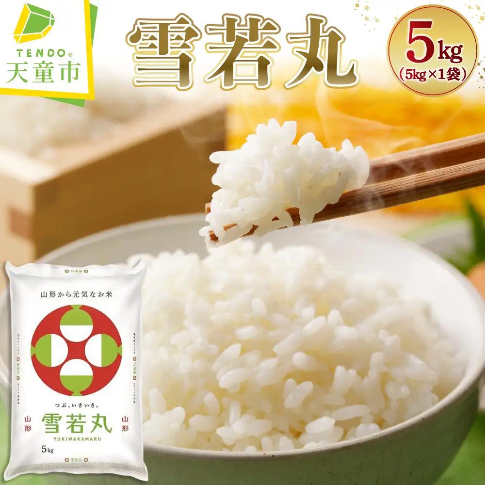新米 【12月下旬発送】 令和8年産 雪若丸 5kg 米 精米 山形