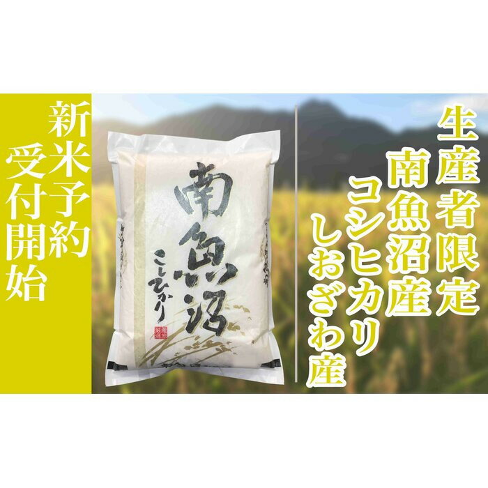 【ふるさと納税】【令和7年産】定期便3ヶ月：精米2kg生産者限定 南魚沼しおざわ産コシヒカリ | お米 こめ 白米 食品 人気 おすすめ 送料無料