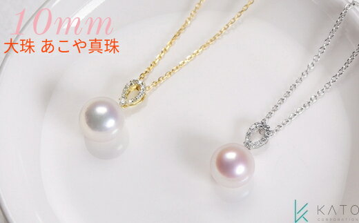 【ふるさと納税】 真珠 ネックレス パール 10mm 18金 K18 プラチナ あこや真珠 伊勢 志摩 志摩市 アコヤ真珠 本真珠 ペンダント アクセサリー ギフト プレゼント 贈答 誕生日 結婚式 ファッション カジュアル フォーマル パーティー 三重県