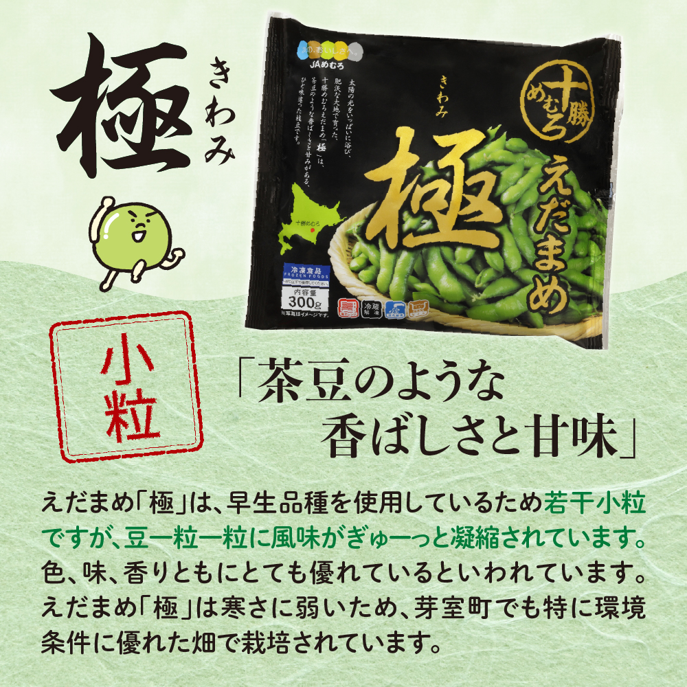 【隔月3回コース定期便】北海道十勝芽室町 十勝めむろ えだまめ2種+シューストリングポテト　me003-095-k3c
