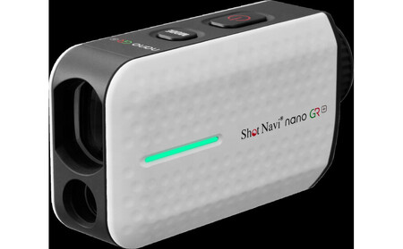 ショットナビ Laser Sniper nano GR+ ホワイト ゴルフ距離計