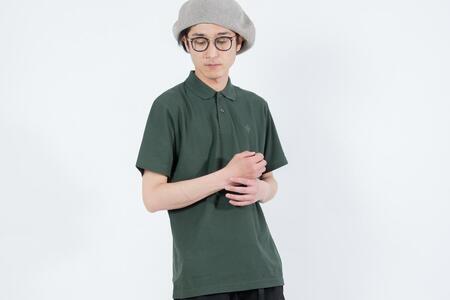 《1》【KEYMEMORY鎌倉】KMポロシャツ GREEN　メンズMサイズ