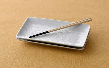 【波佐見焼】小鉢・長角皿 エレガント レース オリジナルセット 4点【舘山堂/陶芸ゆたか】[NB154]