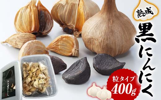 
熟成 黒にんにく 粒タイプ (400g) にんにく ニンニク ガーリック 粒 食品 琴平産 名産 四国 F5J-363
