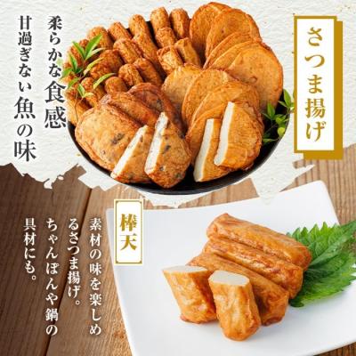 ふるさと納税 肝付町 老舗の味!さつま揚げ 棒天セットB(中) (計100本)　A10007 |  | 01