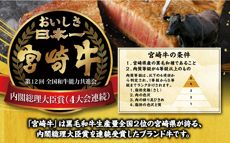 宮崎牛ヒレステーキ3枚 合計450g  国産 国産牛 宮崎牛 ヒレステーキ ヒレ 牛ヒレ ステーキ お取り寄せ グルメ ギフト