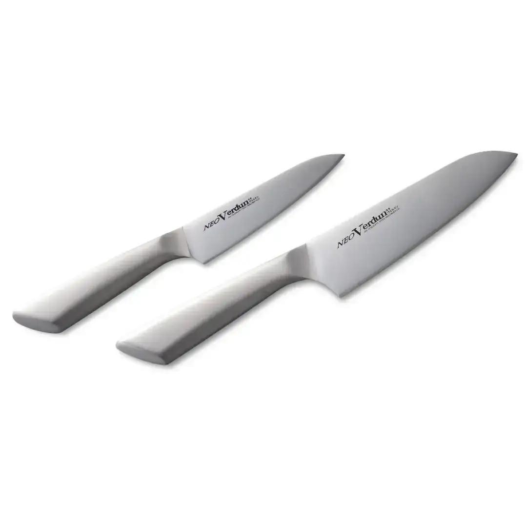 包丁 2本セット ネオヴェルダン 三徳包丁 ペティナイフ ステンレス 調理器具 キッチン用品