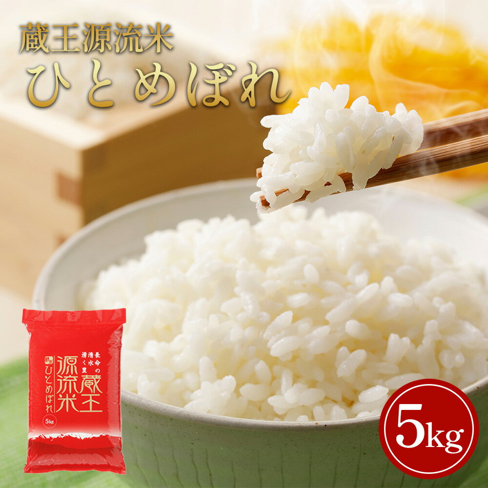 【ふるさと納税】【令和7年産米】蔵王源流米 ひとめぼれ精米 5kg【04301-0958】