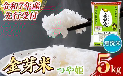 
            【先行受付】新米 令和7年産 BG無洗米・金芽米つや姫 5kg 【先行予約 新米予約 予約 時短 健康 特別栽培米 カロリーオフ うまみ 甘み 栄養 おいしい 粒ぞろい ふっくら ビタミン ミネラル 島根県 安来市】
          