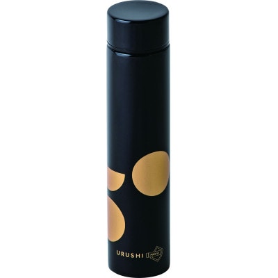 本漆だけの特別な質感のステンレスボトル【URUSHIPOKETLE180ml 日月 漆黒】【1453985】