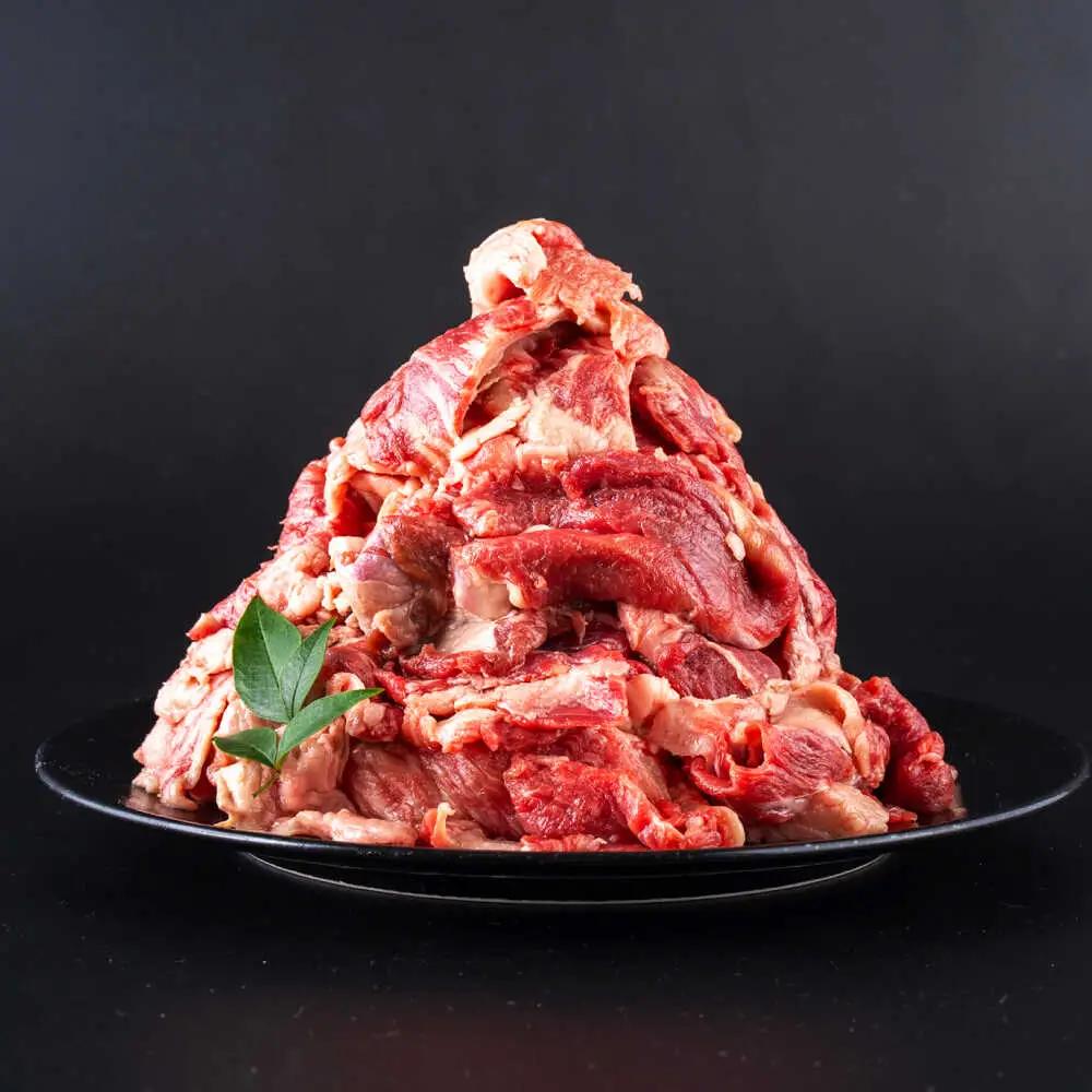 【全6回定期便】 赤牛 スジ 計6kg 1回あたり1kg / 牛スジ 和牛 熊本県産 冷凍[AYBV006]