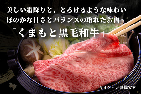 くまもと黒毛和牛 赤身 スライス 合計 900g (300g×3) 《 黒毛 和牛 赤身 モモ ウデ スライス すき焼き 霜降り ヘルシー 赤み ブランド牛 上質 常備 冷凍 熊本県 》 113-05
