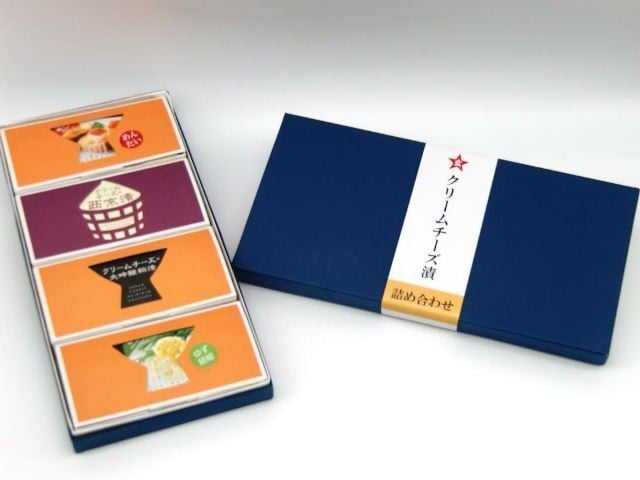 
                  【セット】クリームチーズ漬け4種詰合せ（大吟醸粕漬・西京漬・柚子胡椒・めんたい）
                