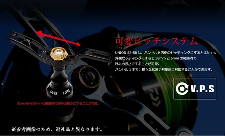 UNION ユニオン 52-58（ダイワタイプ）（ブラック×ゴールド） F24N-798[AMBB033-1]