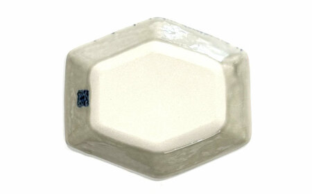 【有田焼】チェックブルー六角小皿2点セット 喜鶴製陶所 24to3 / 有田焼 皿 やきもの 陶器 食器 / 佐賀県 / 株式会社西富陶磁器[41APCJ010]