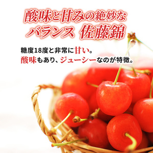 さくらんぼ 800g 佐藤錦 M-Lサイズ混合 サクランボ