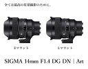 【ソニーEマウント用】【Lマウント用】カメラ レンズ 家電 SIGMA 14mm F1.4 DG DN| Art（数量限定）