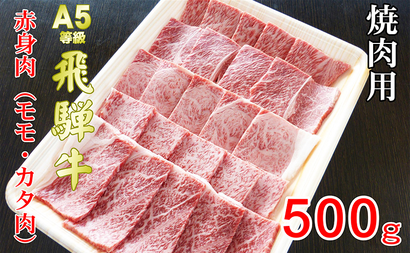 
牛肉 飛騨牛 焼き肉 セット 赤身 モモ 又は カタ 500ｇ 黒毛和牛 Ａ5 美味しい お肉 牛 肉 和牛 焼肉 BBQ バーベキュー 【岐阜県池田町】 [№5644-1424]
