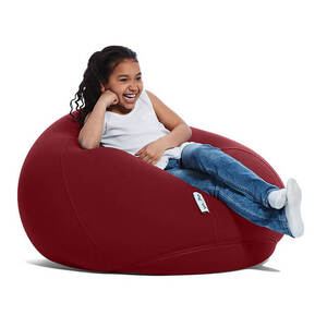 M535-1 ビーズクッション Yogibo Drop(ヨギボー ドロップ)  ワインレッド クッション 椅子 ビーズソファ ソファ ビーズクッション ローソファ インテリア 家具 送料無料