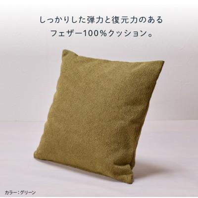ふるさと納税 石狩市 blocco フェザー100% クッション(55cm×55cm)30 460107 テラコッタ |  | 02