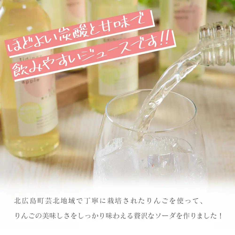 芸北りんご便り（りんごソーダ） 12本セット_HA095_006