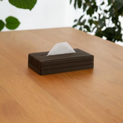 ふるさと納税 奥州市 心地よい暮らしをつくる ティッシュケース mini ダークブラウン バンドシー [AR094] |  | 01