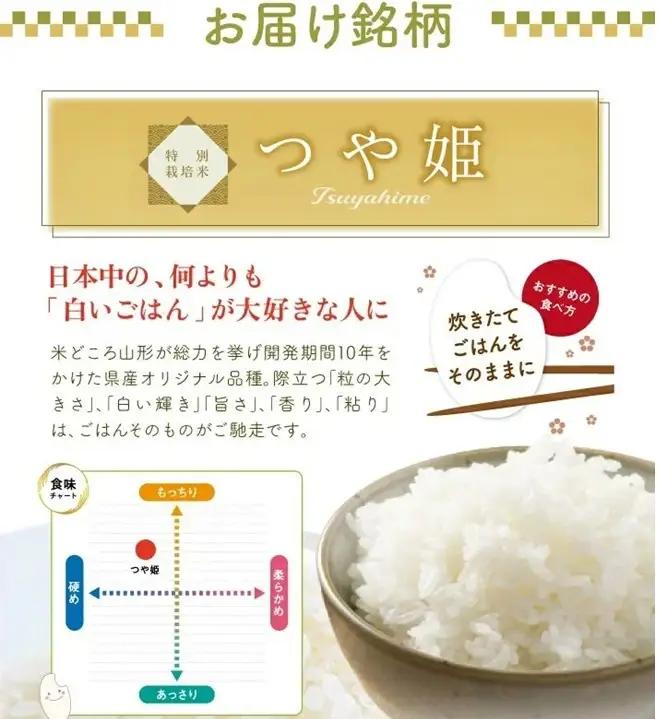 SG0156　11月中旬配送／【6回定期便】令和8年産 ［精米］特別栽培米 つや姫　5kg×6回(計30kg) 農家直送 HO