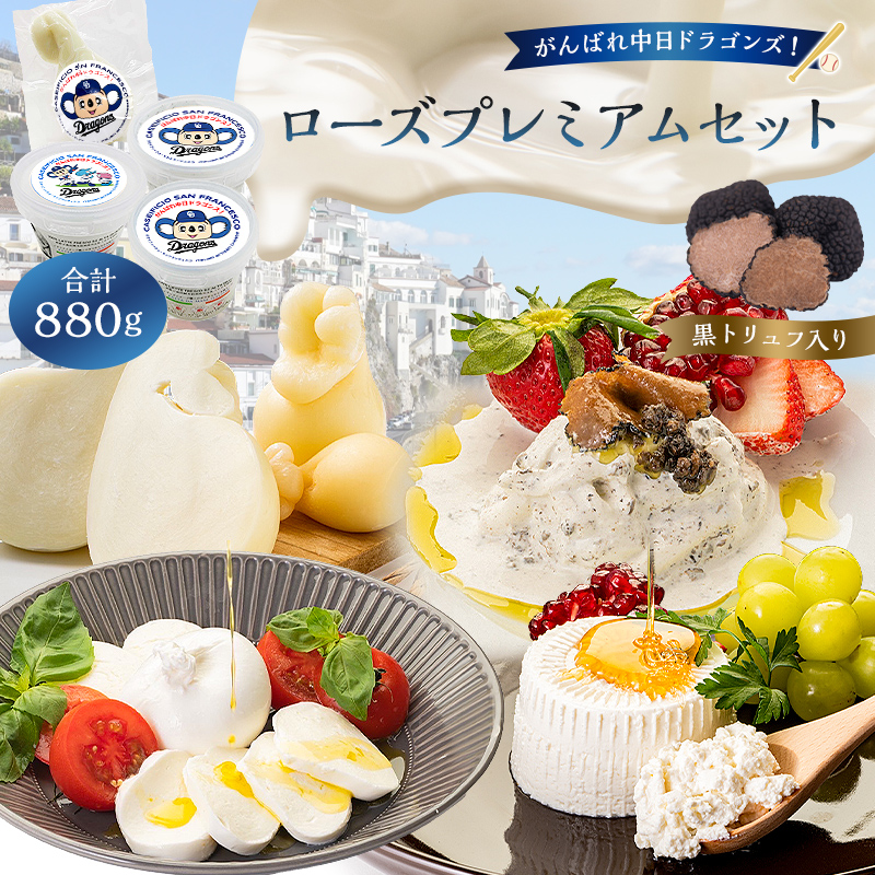 がんばれ中日ドラゴンズ！ローズプレミアムセット【中日ドラゴンズコラボ】 【0073-077】_イメージ1