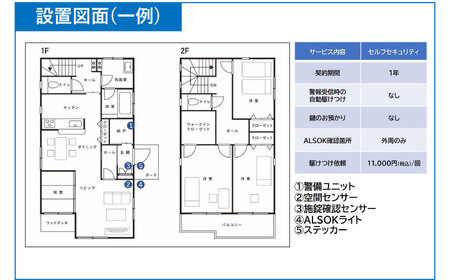 HOME ALSOK Connect オンラインセキュリティプラン　12ヶ月間【防犯 見回り 盗難 火災 安心 広島県 福山市】
