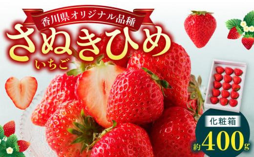 
                  さぬきひめいちご化粧箱 約400g【2027-1月上旬～2027-4月下旬配送】
                