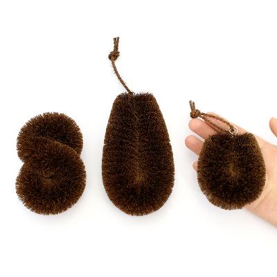 ふるさと納税 海南市 中西富一工房　天然の素材　棕櫚(シュロ)を使った　キッチンたわし4点セット |  | 01