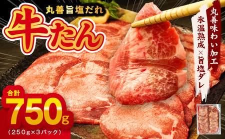 【氷温熟成×旨塩ダレ】牛たん 750g スライス 小分け 250g×3P 焼肉用 訳あり サイズ不揃い