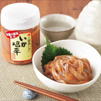 三陸産スルメイカ使用 塩辛 （170g×５個）｜ih00016-5 三陸産 手造り 海鮮 いか 旨辛 塩辛 烏賊 しおから うまい おつまみ 塩竈市 宮城県 平塚商店