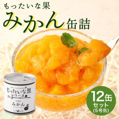 ふるさと納税 八女市 訳あり国産　みかん缶詰　【もったいな果シリーズ】　12缶セット