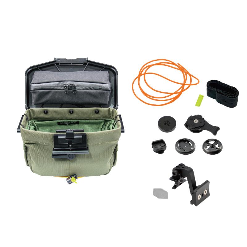 【ふるさと納税】[レックマウントプラス] ライドオンバッグ(オリーブ)+ブロンプトン専用ベースマウント【R+Bag-OLIVE-BROMPTON】「Ride On Bag とベースマウント(R+B-BROMPTON)のセット品」