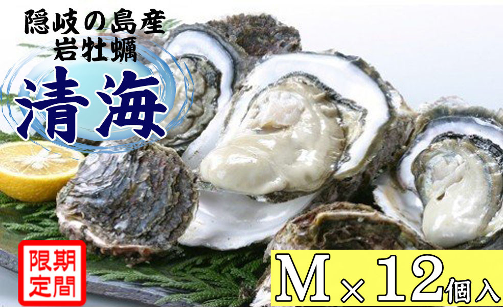 
            0505　隠岐のいわがき「清海」M【12個セット】
          