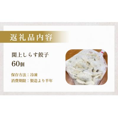ふるさと納税 名取市 漁亭 浜や 閖上しらす餃子 60個 |  | 03