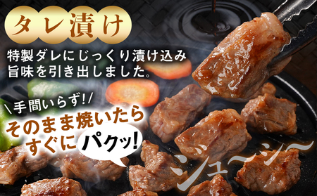 牛中落ちカルビ タレ漬け1.2kg≪みやこんじょ特急便≫_AA-3320-Q_(都城市) 外国産 味付き牛中落ちカルビ 300gパック 真空 小分け 1200g