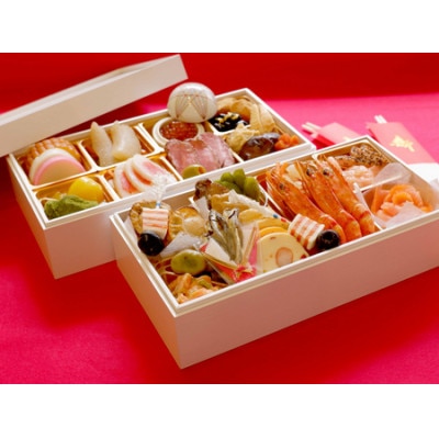 【年内配送】燻製オードブルおせち　2段重(37品　約2人前)【配送不可地域：離島】