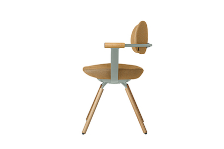 オフィスチェア イトーキ バーテブラ03 【ディープイエロー×ペールオリーブ】 【EI096W】 オフィス チェア 日本製