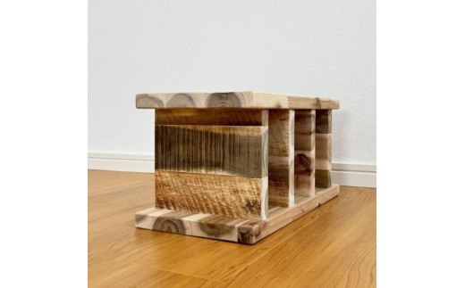 
            アカシア材 ブロック 高さ約19cm 1個 ナチュラル ベージュ オブジェ インテリア 省スペース すきま 天然木 国産 大川家具 完成品
          