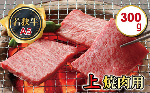 
若狭牛上焼肉用（A5ランク）　300ｇ
