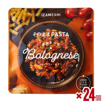 ふるさと納税 福島市  IZAMESHI　そのままPASTA　ボロネーゼ　24個/1ケースNo.3253