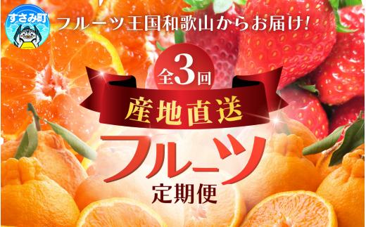 
                  【3回定期便】【12・1～2・3月】 産地直送 定期便【温州みかん・まりひめ・紀州デコ】 / フルーツ 果物 みかん いちご  旬 定期便  【tkb352】
                