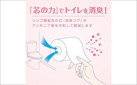 クリネックス システィ（ダブル）ハピネスピンク 40ロール(4ロール×10パック) 【日本製紙クレシア株式会社】開成町 トイレットペーパー トイレットロール ダブル [BDAM028]